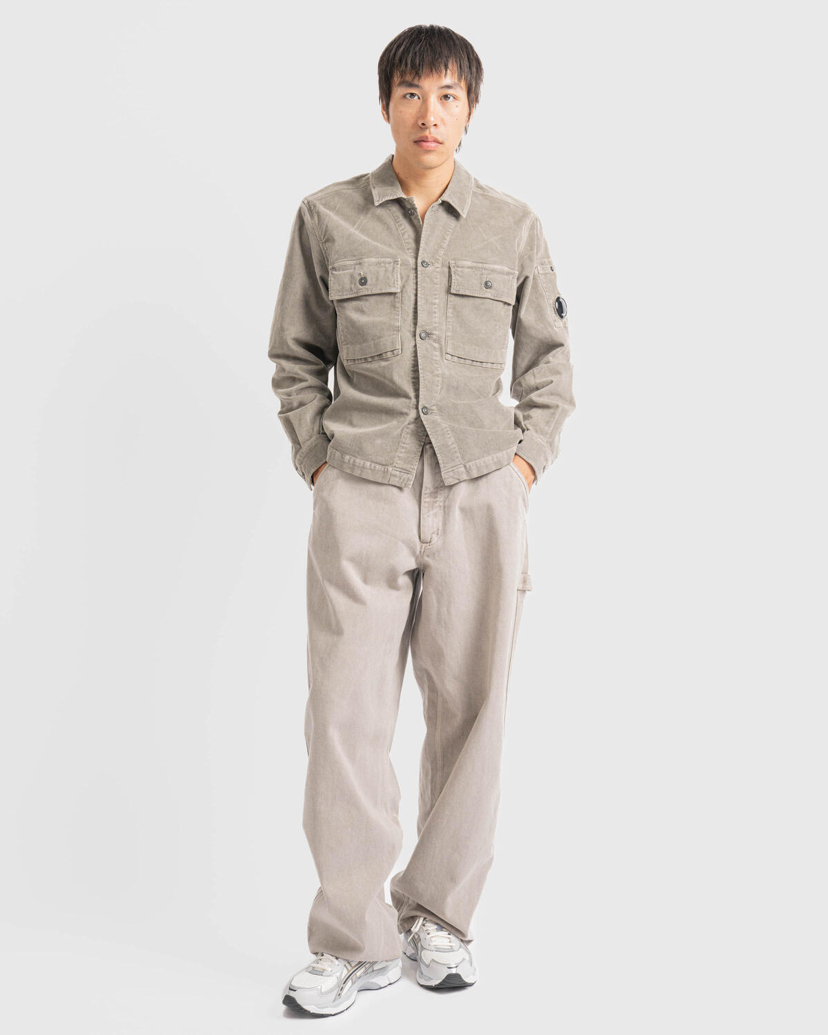 C.P. Company CORDUROY BUTTONED UTILITY OVERSHIRT
